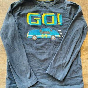 Mini Boden Go Car boy tee top 8-9 yrs